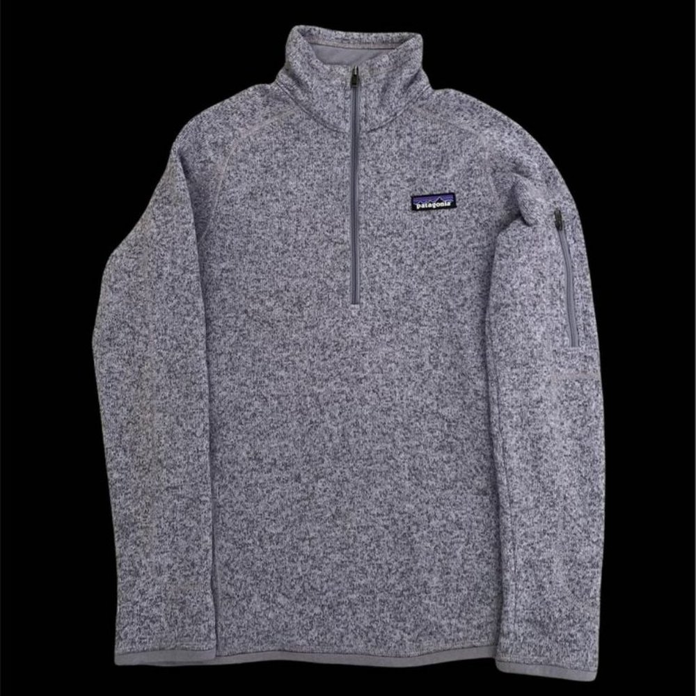 Patagonia XS women’s better sweater half zip Smokey violet